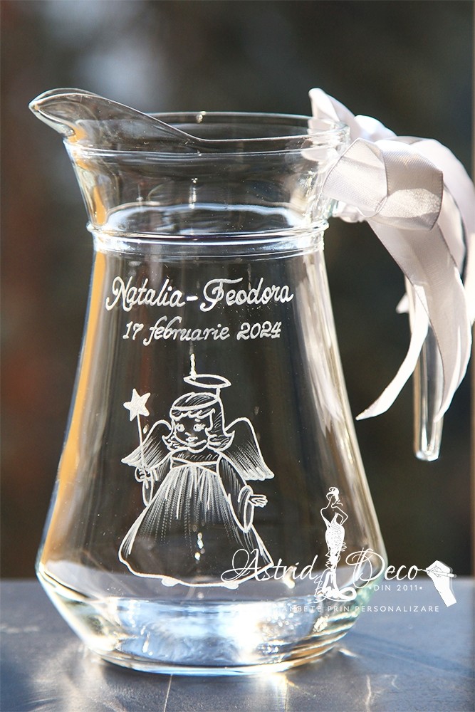 Carafa gravata manual Botez- Ingeras