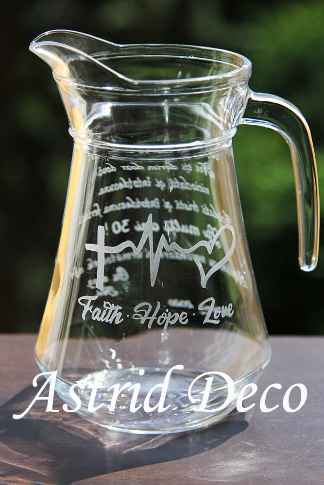 Carafa gravata manual - Faith Hope Love