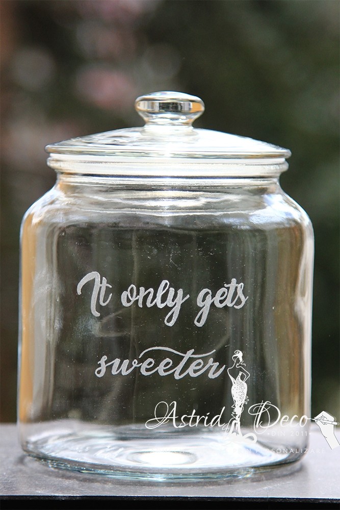 Borcan -Cookie Jar- gravat manual - Sweeter