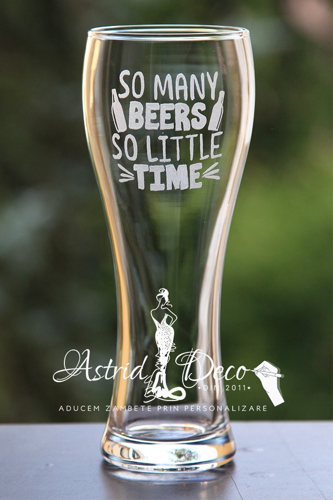 Pahar bere - gravat manual- Little time