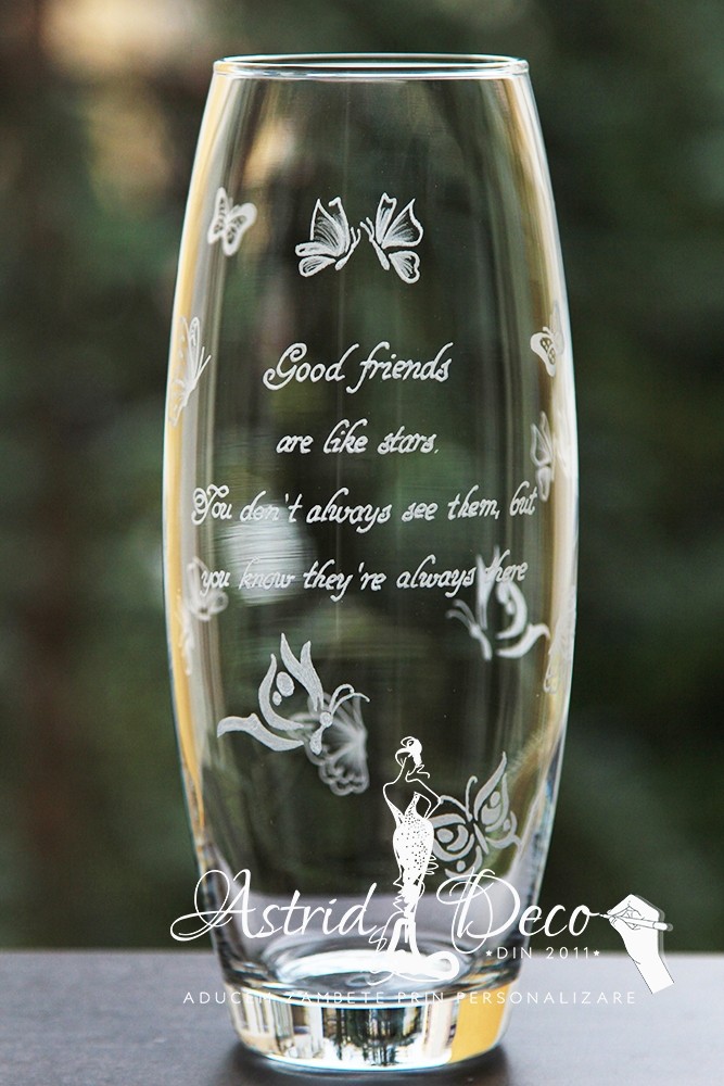Vaza gravata manual - Friends & Butterflies