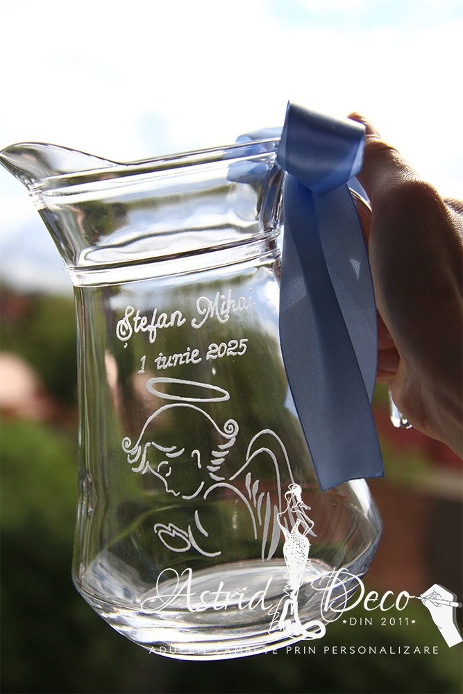 Carafa gravata manual- Botez - Ingeras B 