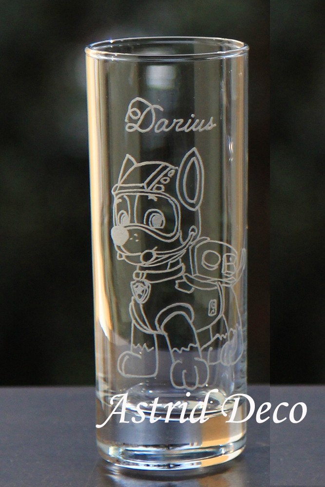 Pahar apa gravat manual- Catel Paw Patrol