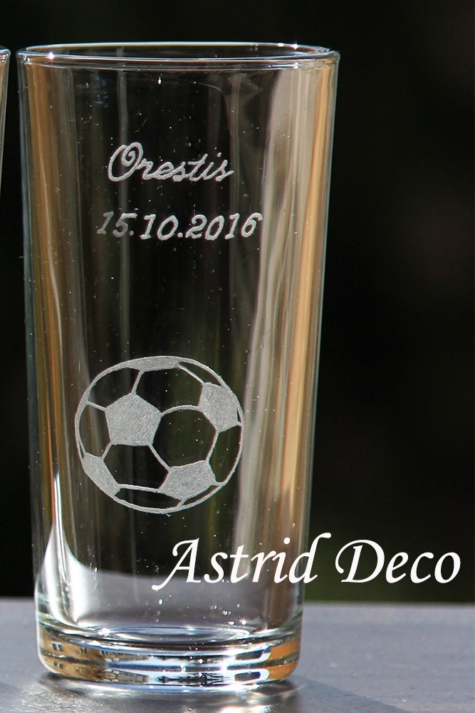 Pahar apa gravat manual- Minge Fotbal