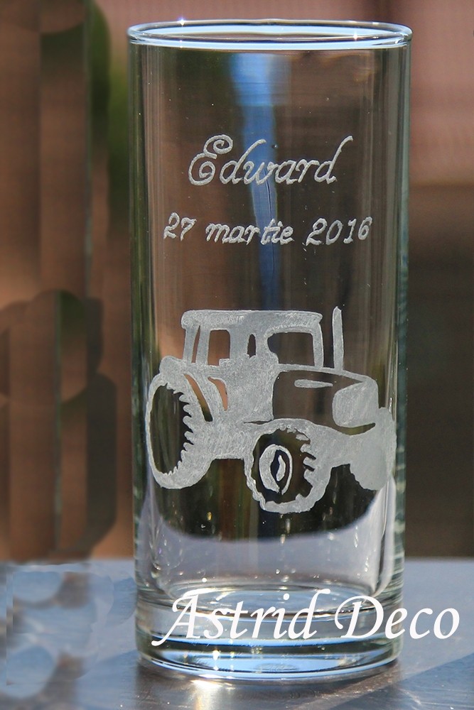 Pahar apa gravat manual- Tractor