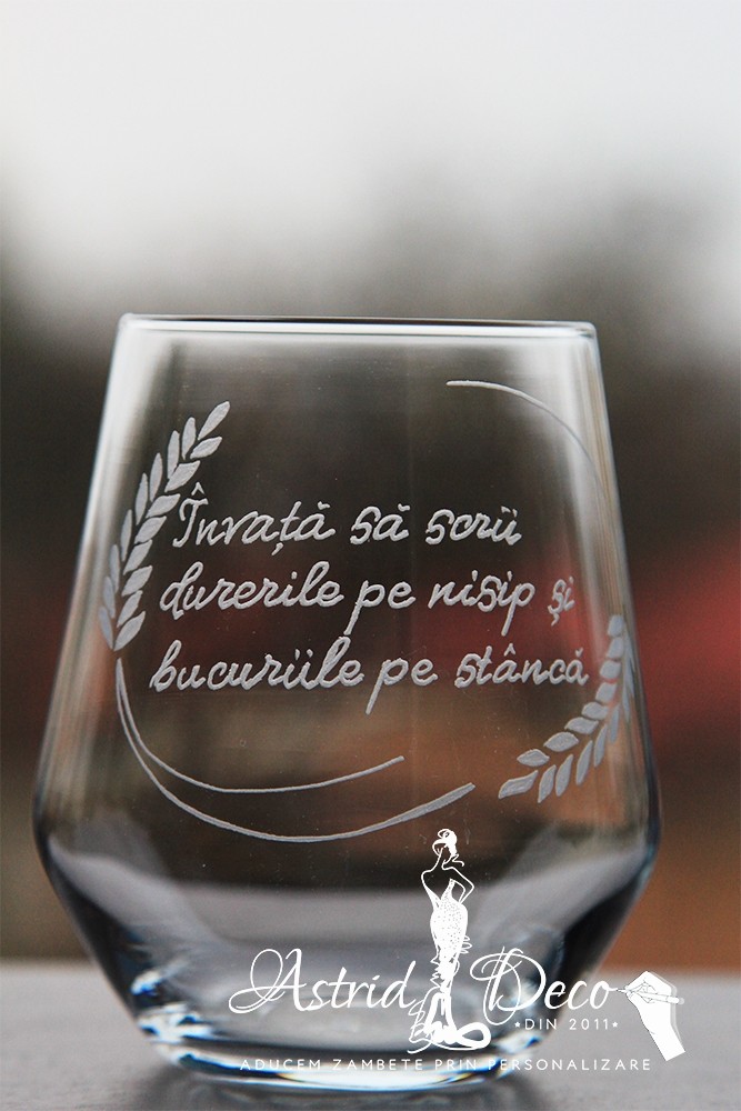 Pahar gravat manual - Motivational17