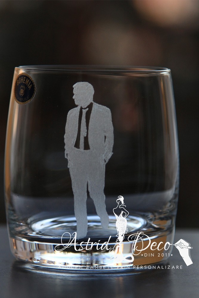 Pahar Bohemia whiskey gravat manual - Silhouette E