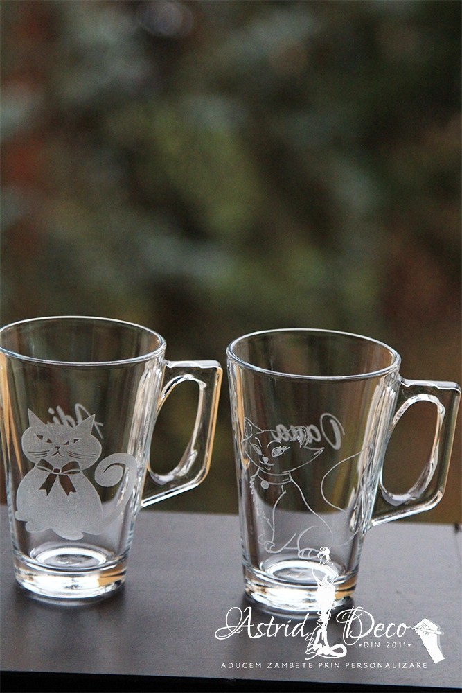Set 2 cani gravate- Pisici 