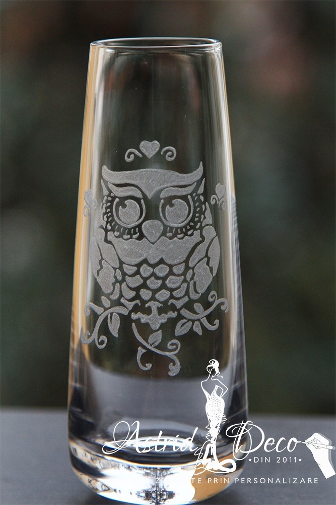 Vaza gravata manual - 15 cm- Bufnita 