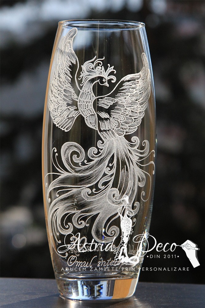 Vaza gravata - Pasarea Phoenix 