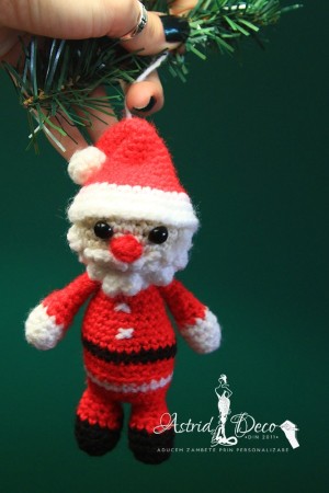 Ornament Crosetat - Mos Craciun 