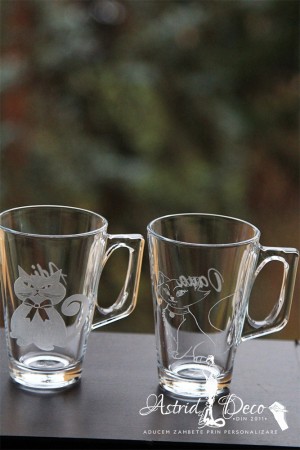 Set 2 cani gravate- Pisici 